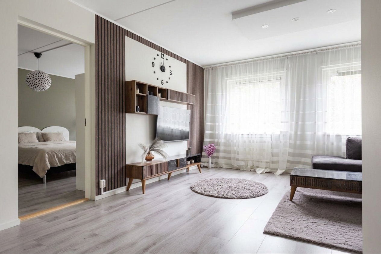 Furnished home in Göteborg for work teams, 3 bedrooms and space for 6 people