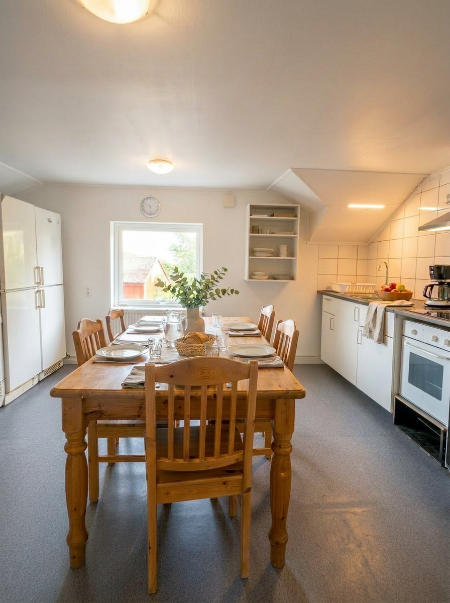 Furnished home in Säve for work teams, 4 bedrooms and space for 8 people