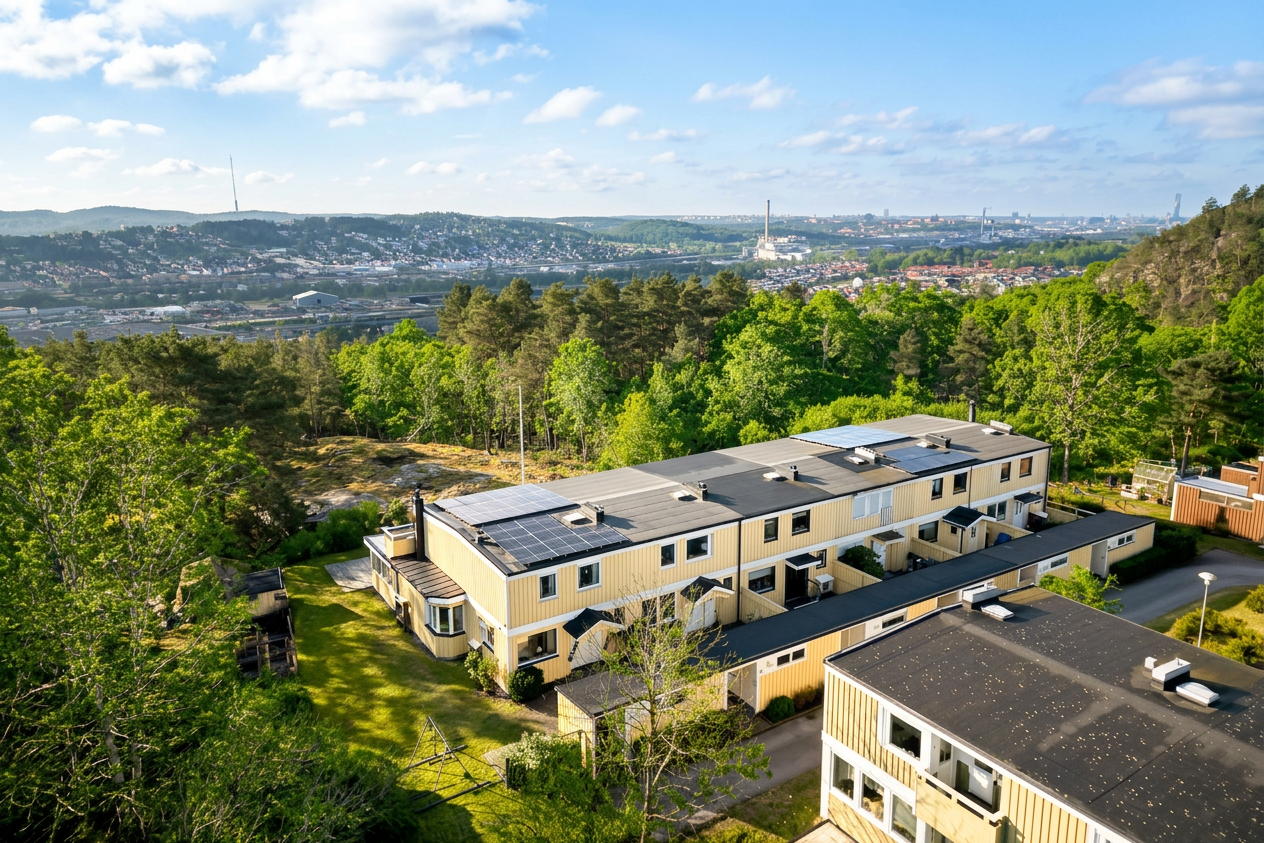 Furnished home in Bergsjön, Göteborg for work teams, 8 bedrooms and space for 16 people