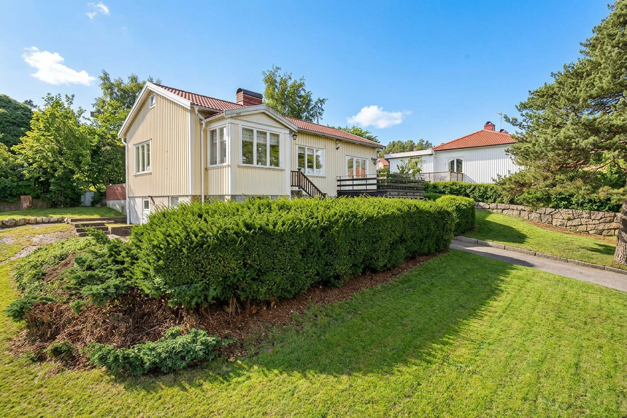 Furnished home in Hisingen, Göteborg for work teams, 5 bedrooms and space for 10 people